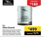 Fired Earth 5L Gloss Enamel
