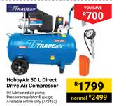 Tradeair Hobby Air 50L Direct Drive Air Compressor