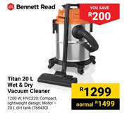 Bennett Read Titan 20L Wet & Dry Vacuum Cleaner