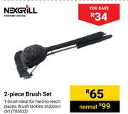 Nexgrill 2 Piece Brush Set