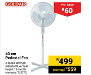 Goldair 40cm Pedestal Fan