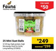 Fauna 25 Mini Suet Balls