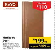 Kayo Hardboard Door