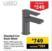 Lusso Standard Liro Basin Mixer 