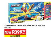 Teamsterz Thunderdome + 10 Cars-Each