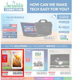 Incredible Connection : How Can We Make Tech Easy For You (1 Oct - 4 Oct 2015), page 1