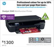 HP Deskjet 3545 Multifunction Printer