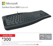 Microsoft Comfort Curve 3000 Keyboard
