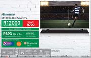 Hisense 55" UHD Smart LED TV 55K321