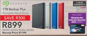 Seagate 1TB Backup Plus Portable Hard Drive