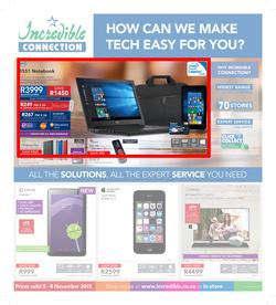 Incredible Connection : How Can We Make Tech Easy For You? (5 Nov - 8 Nov 2015), page 1