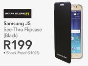 BodyGlove Samsung J5 See-Thru Flipcase Black