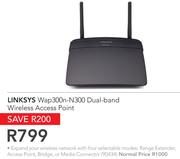 Linksys Wap300n-N300 Dual-Band Wireless Access Point