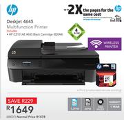 HP Deskjet 4645 Multifunction Printer