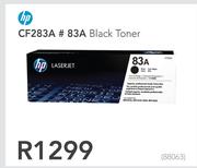 HP CF283A # 83A Black Toner