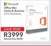 Microsoft Office Mac Home & Business 2016 Medialess