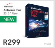 Bitdefender Antivirus Plus 2016 1 User