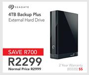 Seagate 4TB Backup Plus External Hard Drive