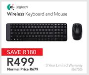 Logitech Wireless Keyboard & Mouse