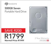 Seagate 500GB Portable Hard Drive