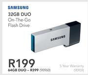 Samsung 32GB Duo On The Go Flash Drive