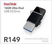Sandisk 16GB Ultra Dual USB 3.0 Drive