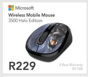 Microsoft Wireless Mobile Mouse 3500 Halo Edition