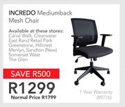 Incredo Mediumback Mesh Chair