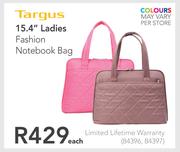 Targus 15.4" Ladies Fashion Notebook Bag-Each