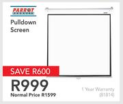 Parrot Pulldown Screen
