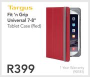 Targus Fit 'n Grip Universal 7-8" Tablet Case Red