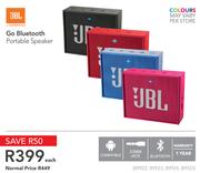 JBL Go Bluetooth Portable Speaker-Each