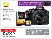 Nikon D3200 Digital SLR Camera Body