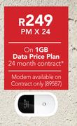 Modem-On 1GB Data Price Plan