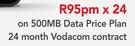 Clicks Tab 7"-On 500MB Data Price Plan