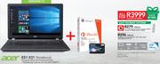 Acer ES1-531 Notebook+ Microsoft Office 365 Personal+ BitDefender Internet Security 2015