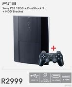 PS3 Sony 12GB+ DualShock 3+ HDD Bracket