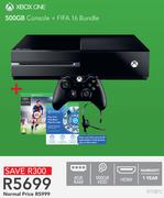Xbox One 500GB Console+ Fifa 16 Bundle