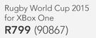 Xbox One Rugby World Cup 2015