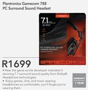 Plantronics Gamecom 788 PC Surround Sound Headset