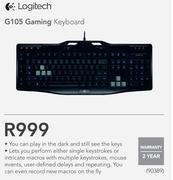 Logitech G105 Gaming Keyboard