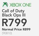 Xbox One Call Of Duty Black Ops III