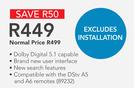 DStv DSD 4136 Single View HD Decoder