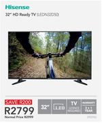 Hisense 32" HD Ready TV LEDN32D50