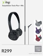 Ifrogz Earpollution Toxix Plus + Mic