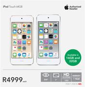 Apple iPod Touch 64GB-Each