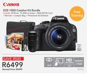 Canon EOS 100D Creative Kit Bundle