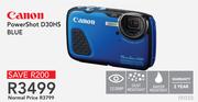 Canon PowerShot D30HS Blue