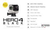 Hero 4 Black Pro-Quality Capture