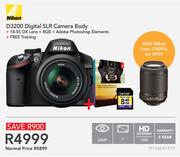 Nikon D3200 Digital SLR Camera Body